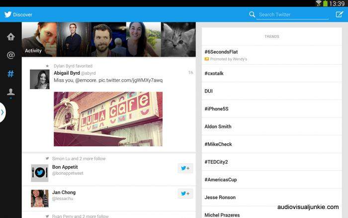 Twitter has an awesome new interface for Android tablets and Windows Phone 3.0